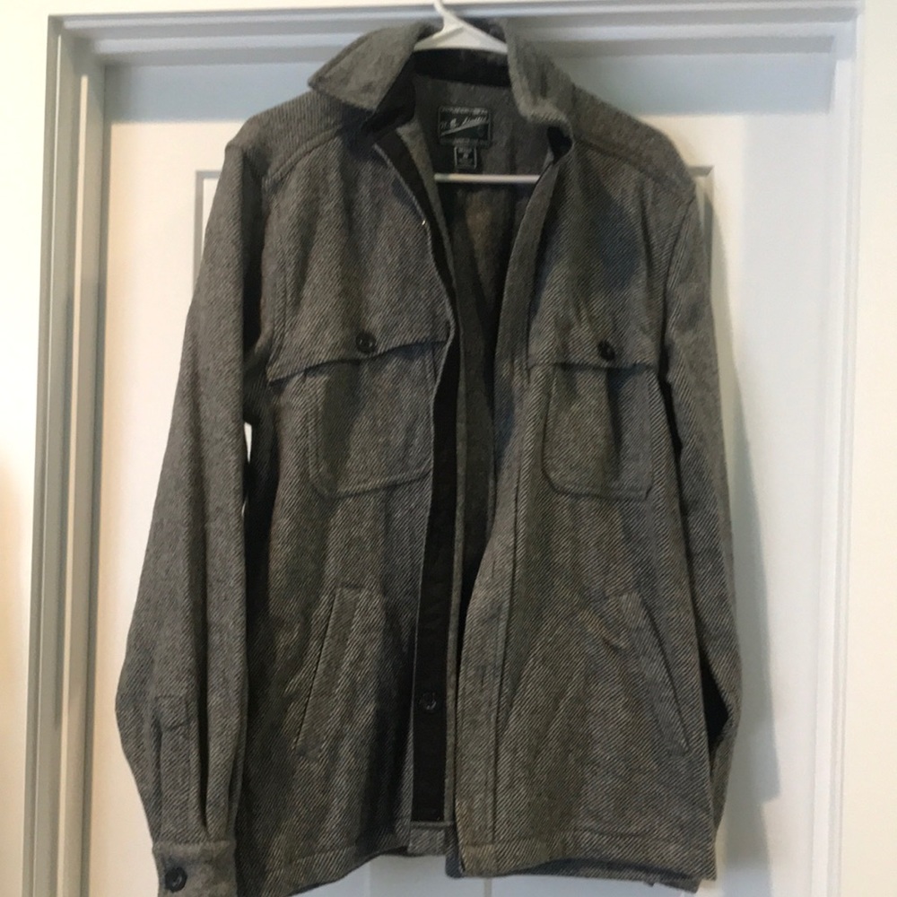 NWOT Men’s Small Wool Shirt Jacket